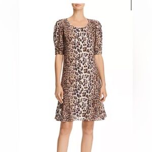 Joie Angeni Leopard Print Dress Size XXS